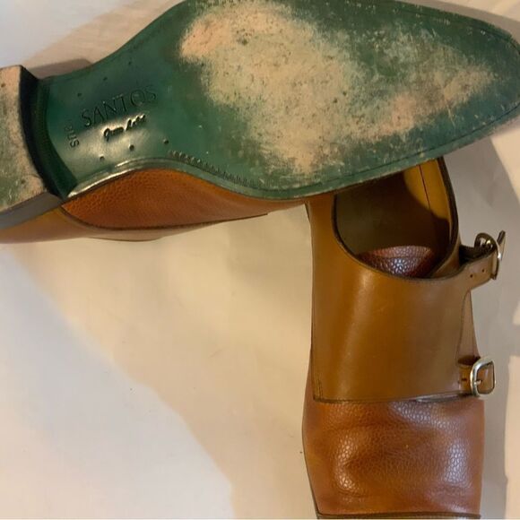 Carlos Santos “Green label” Double buckle Monk Strap Dress Shoes Men\'s Size 12 main image 13